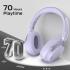 Monster Persona 3rd ANC Active Noise Cancelling Headphones, Over Ear Wireless Headphone Bluetooth with Mic, 70 Hours Playtime Bluetooth Headphones, Foldable Comfort Lightweight Headphone for Travel - Purple
